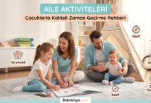 Aile aktiviteleri, çocuklarla evde ve dışarıda yapılabilecek eğlenceli etkinlikler rehberi görseli
