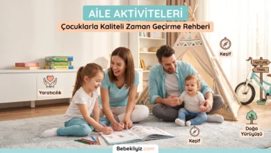 Aile aktiviteleri, çocuklarla evde ve dışarıda yapılabilecek eğlenceli etkinlikler rehberi görseli